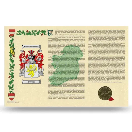 Devens Armorial History Landscape Style