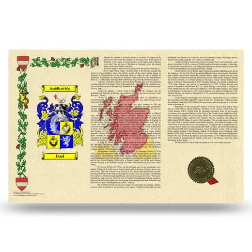 Dool Armorial History Landscape Style