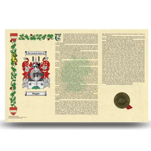 Drager Armorial History Landscape Style