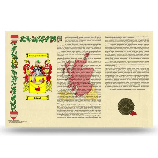 Eckart Armorial History Landscape Style