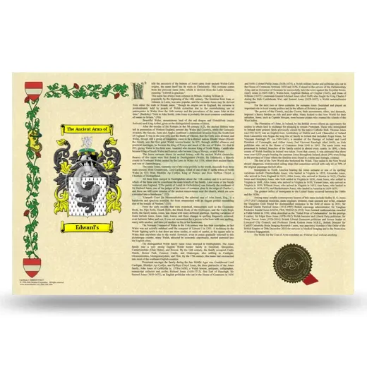 Edward's Armorial History Landscape Style