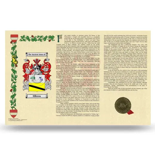 Efferen Armorial History Landscape Style