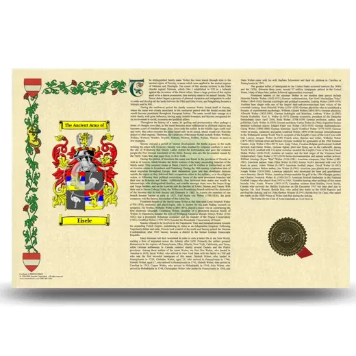 Eisele Armorial History Landscape Style