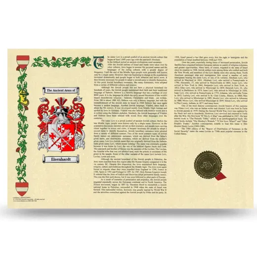 Eisenhardt Armorial History Landscape Style