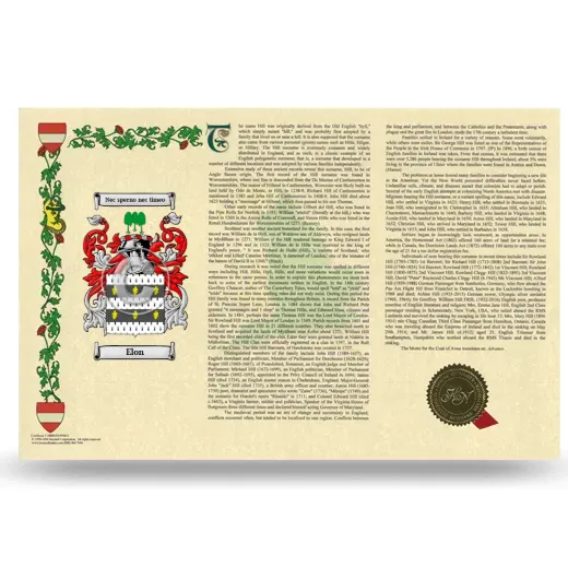 Elon Armorial History Landscape Style