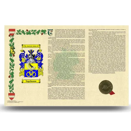 Engelmann Armorial History Landscape Style