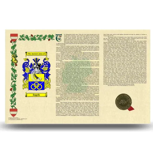 Engels Armorial History Landscape Style