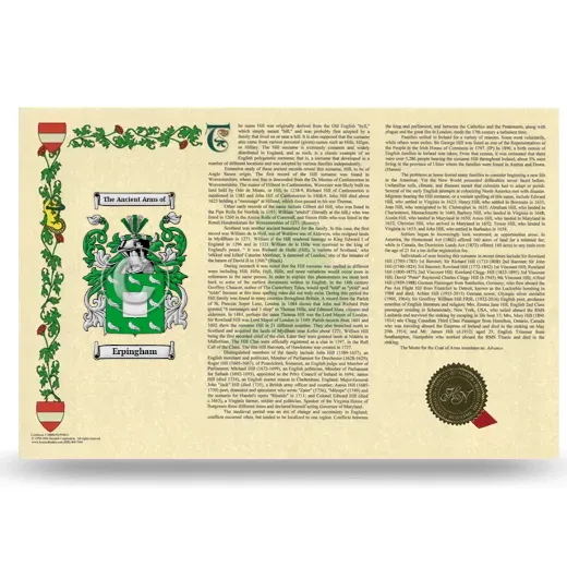 Erpingham Armorial History Landscape Style