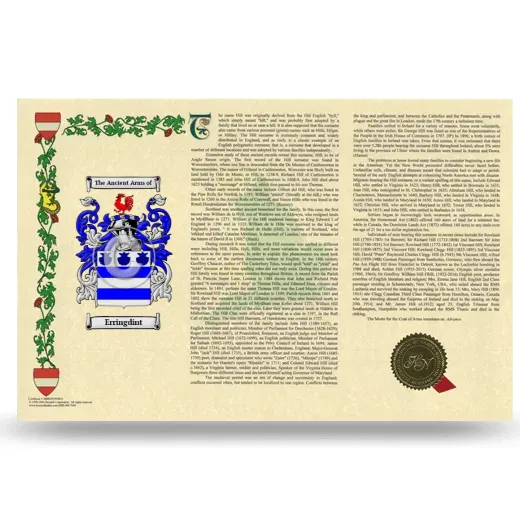 Erringdint Armorial History Landscape Style