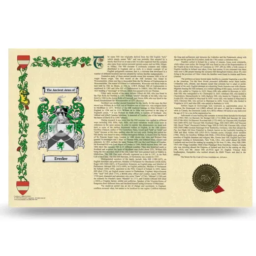 Everlee Armorial History Landscape Style