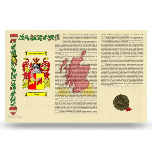 Farn Armorial History Landscape Style