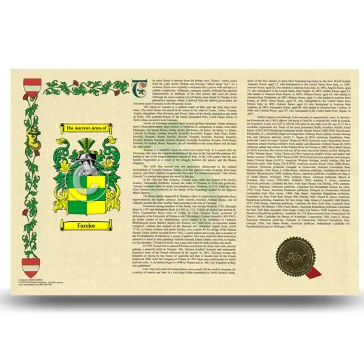 Farrior Armorial History Landscape Style