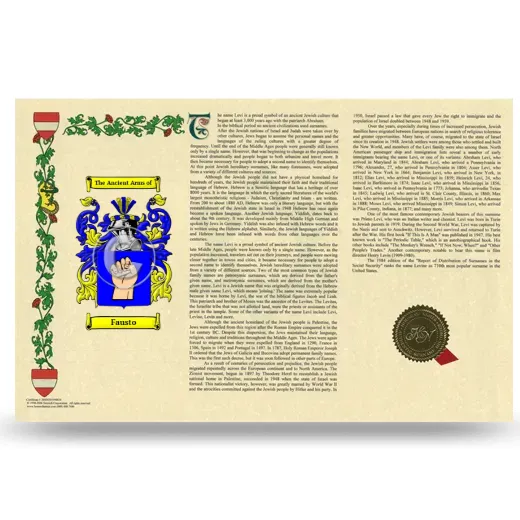 Fausto Armorial History Landscape Style