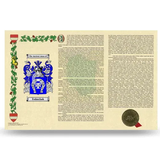 Fedorchak Armorial History Landscape Style