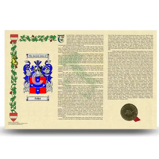 Felici Armorial History Landscape Style