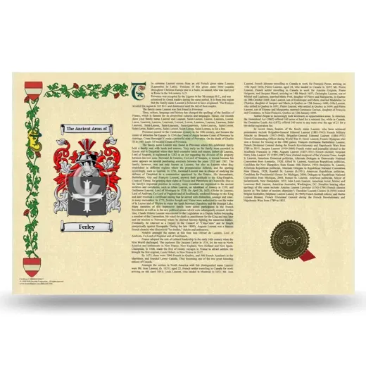 Ferley Armorial History Landscape Style
