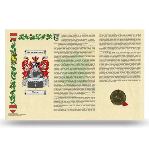 Feron Armorial History Landscape Style