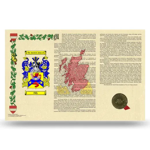 Fify Armorial History Landscape Style