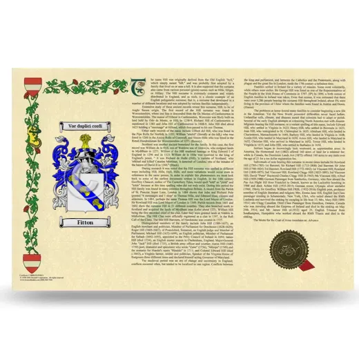 Fitton Armorial History Landscape Style