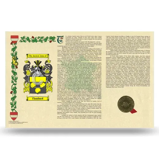 Flambard Armorial History Landscape Style