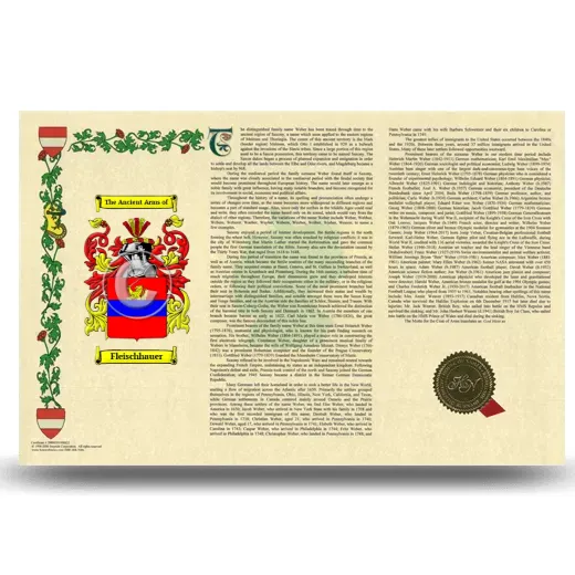 Fleischhauer Armorial History Landscape Style