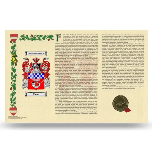 Fleur Armorial History Landscape Style