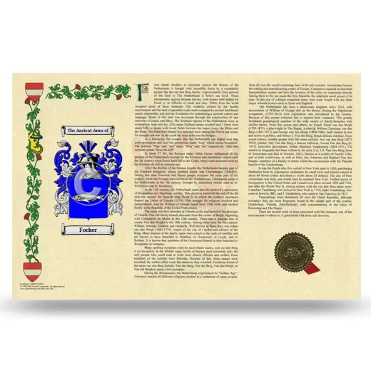 Focker Armorial History Landscape Style