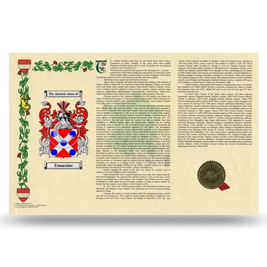 Francoise Armorial History Landscape Style