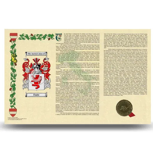 Frate Armorial History Landscape Style