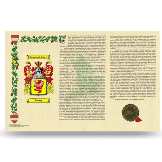 Freney Armorial History Landscape Style