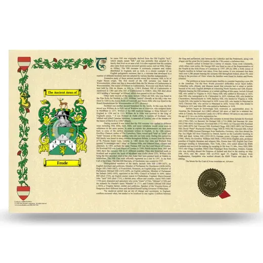 Frude Armorial History Landscape Style
