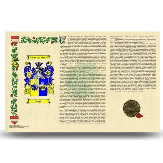 Fugger Armorial History Landscape Style