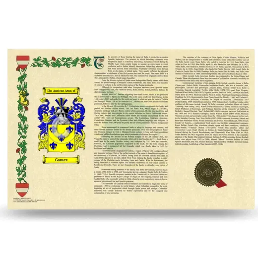 Gamez Armorial History Landscape Style
