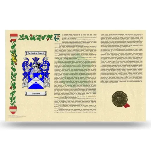 Garnier Armorial History Landscape Style