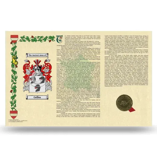 Geffen Armorial History Landscape Style
