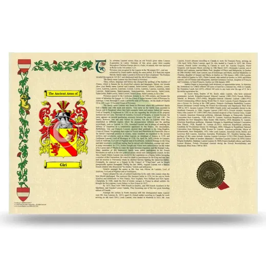 Giri Armorial History Landscape Style