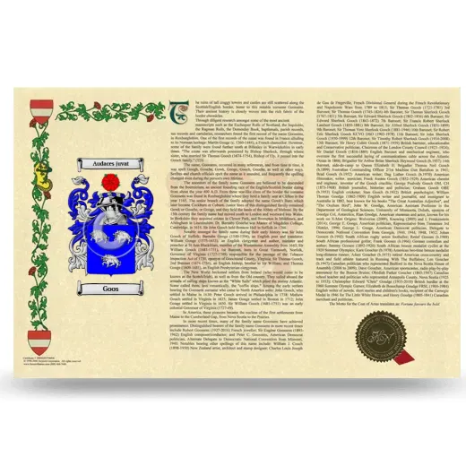 Goos Armorial History Landscape Style