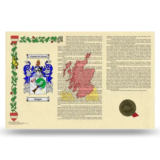 Grager Armorial History Landscape Style