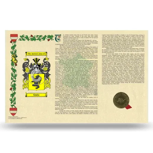 Gratz Armorial History Landscape Style