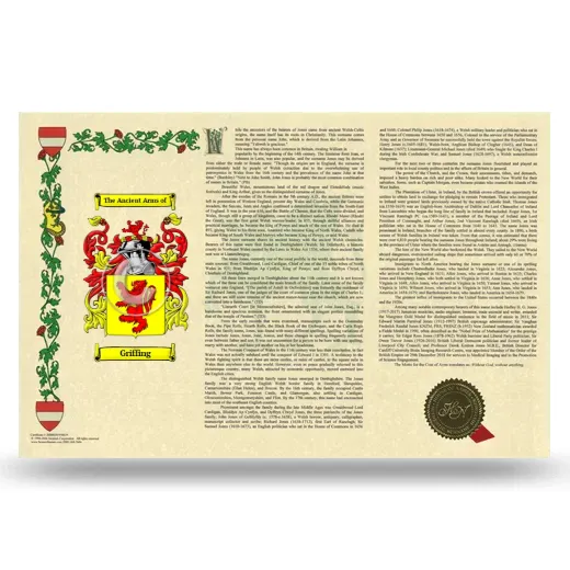 Griffing Armorial History Landscape Style