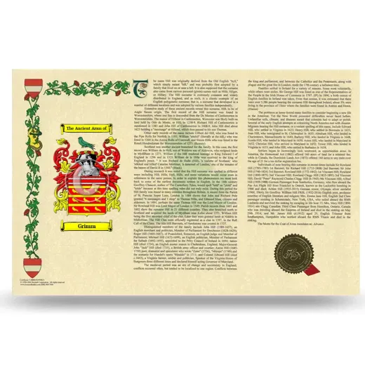 Grimm Armorial History Landscape Style