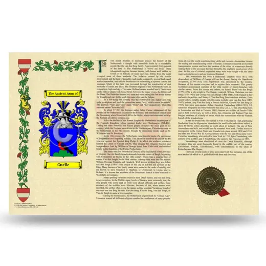 Guelle Armorial History Landscape Style