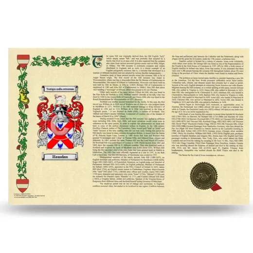 Hamdan Armorial History Landscape Style