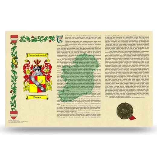 Hanan Armorial History Landscape Style