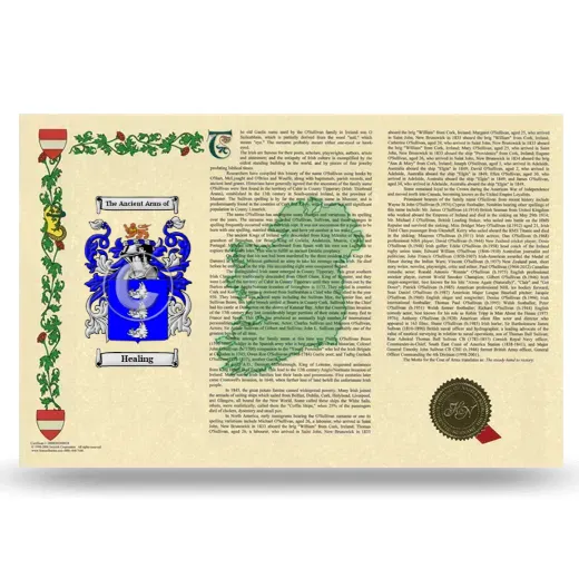 Healing Armorial History Landscape Style