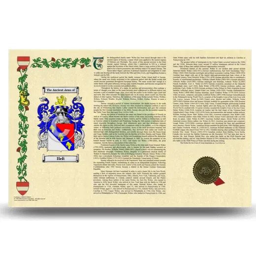 Heft Armorial History Landscape Style