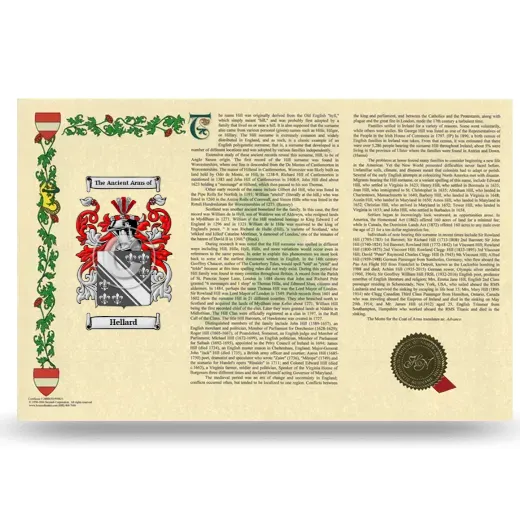 Hellard Armorial History Landscape Style