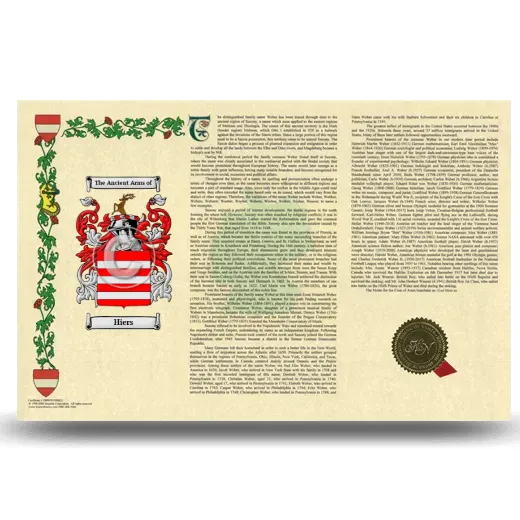 Hiers Armorial History Landscape Style