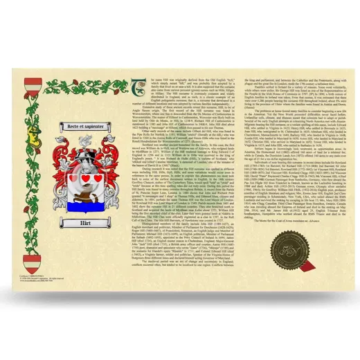 Hirt Armorial History Landscape Style