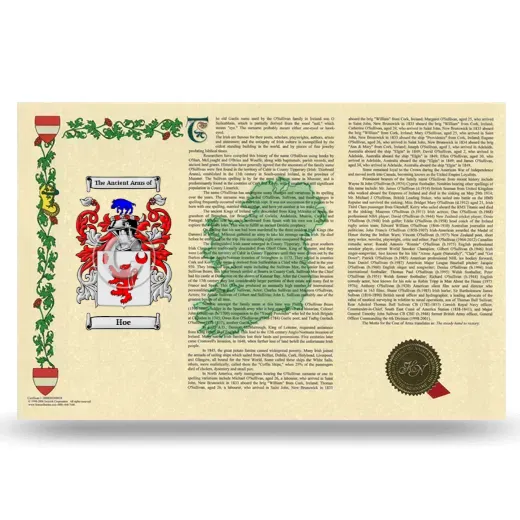 Hoe Armorial History Landscape Style